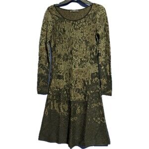 Peruvian Connection Lilah Size XS Long Sleeve Pima Cotton Sweater Dress